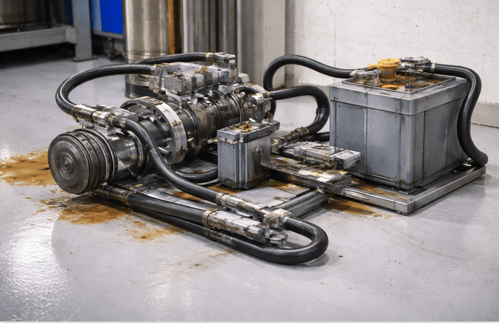 5 common problems in a hydraulic system