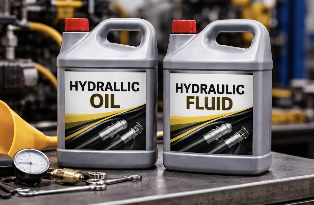 Is Hydraulic Oil the Same as Hydraulic Fluid​?
