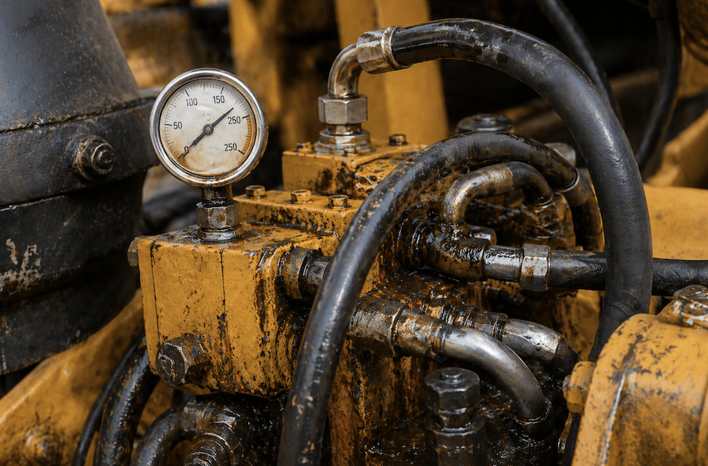 hydraulic oil overheating symptoms