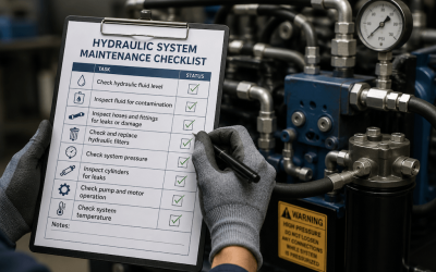 Hydraulic System Maintenance Checklist