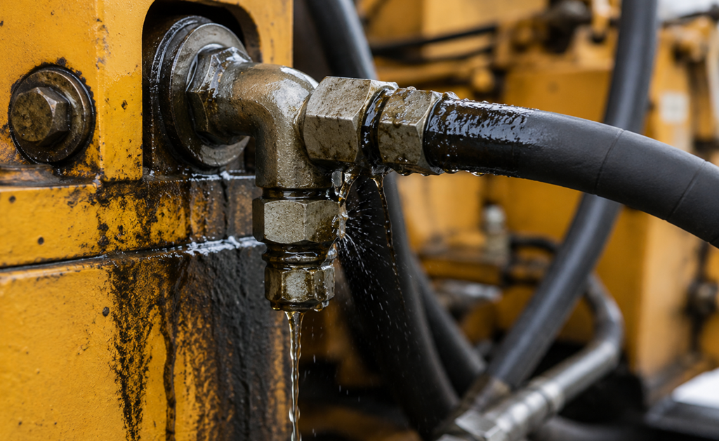 Repair a Hydraulic Hose Leak at a Fitting or Joint